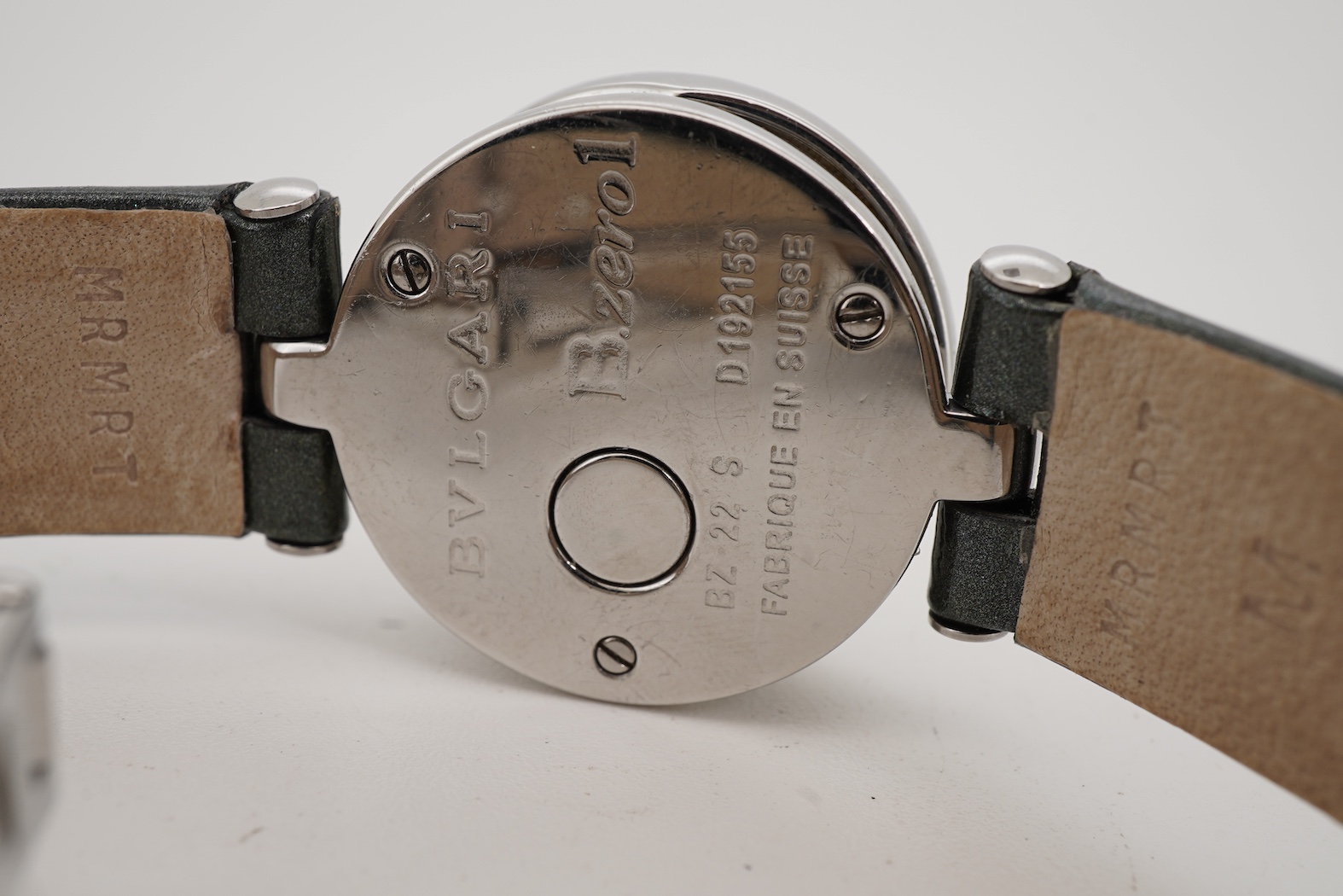 A lady's recent stainless steel Bulgari B-zero 1 quartz wrist watch